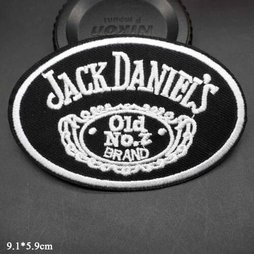Not Perfect Vegetarian Whiskey Letters Iron On Embroidered Clothes Patches For Clothing Wholesale