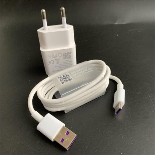 For Huawei p20 lite Charger EU Quick Fast Charge 5A Type C Cable for Mate 20 lite P20 P10 lite Honor 9 8 Nova 2 2i 3 3i Magic