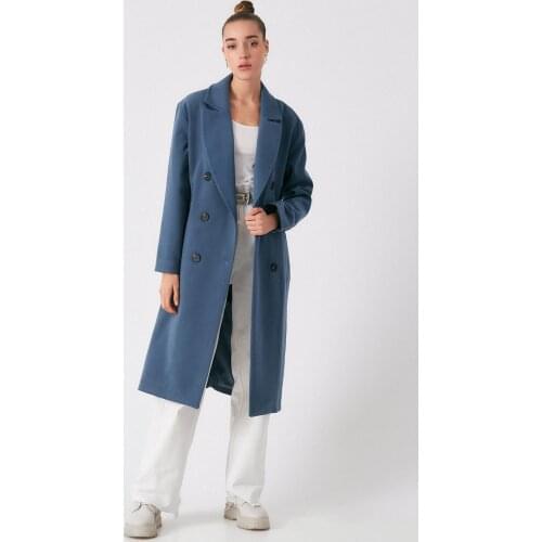 Winter Wool Cashmere Long Belt Overcoat Women Jacket Classic Cashmere Coats Free Shipping Keeps Warm New Fashion