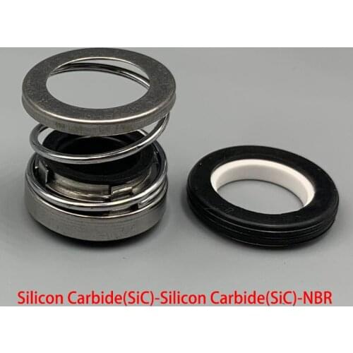 108-18 108-20 108-22 108-25 108-28 108-30 Carbon Silicon Carbide NBR Water Pump Single Coil Spring Bellows Shaft Mechanical Seal