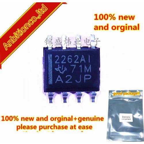 5pcs 100% new and orginal TLC2262AIDR 2262AI SOP8 Advanced LinCMOS RAIL-TO-RAIL OPERATIONAL AMPLIFIERS in stock