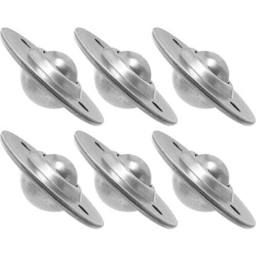 6pcs CY-16B 5/8-inch Bearing Steel Roller Ball Flange Conveyor Transfer Unit