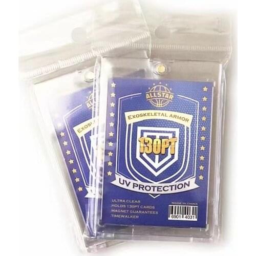 5 Pieces/Pack Time Walker UV Protection 35/130PT Card Bricks Magnet Holder Cases Holds MGT Baseball Football Hockey Cards Brick