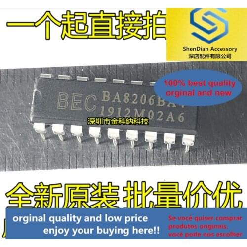 10pcs only orginal new BA8206BA4 remote control electric fan control circuit chip DIP-18