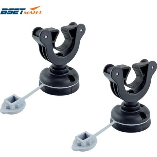2X Paddle Holder for Stand Up Paddle Boards Kayaks Deck Side Track Mounted Rail Mount Base Boat Marine Yacht Canoe Accessories