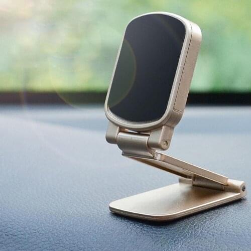 Phone Holder Durable Foldable ABS Car Dashboard Phone Bracket Magnetic Mount Universal Instrument Panel Car Navigation Bracket