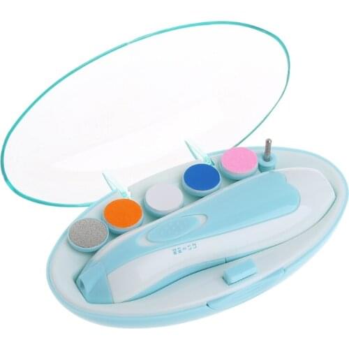 Baby Nail Electric Trimmer Kids Infant Manicure Pedicure Clipper Cutter Scissors