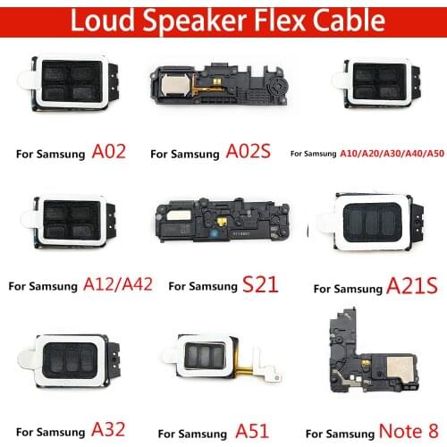 LoudSpeaker For Samsung A10 A50 A70 A01 A11 A21 A31 A21S A02 A02S A12 A42 A32 A51 A52 A72 A10S A20S Buzzer Ringer Flex Cable