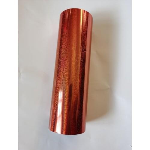 Holographic foil Hot stamping foil Orange quicksand pattern hot press on paper or plastic heat stamping film