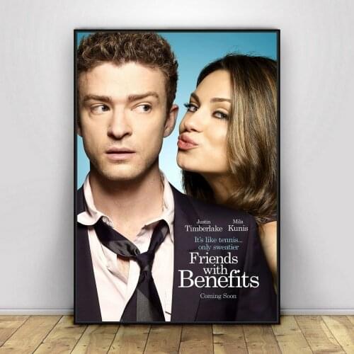 Friends With Benefits Movie Poster Canvas Print Poster Wall Decoration Gift Artwork