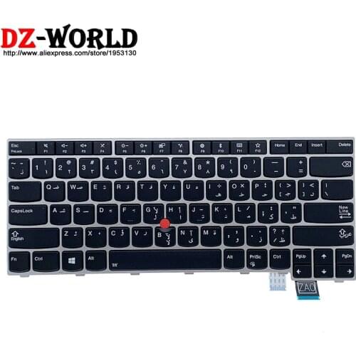 New Original Silver ARA Arabia Keyboard for Lenovo Thinkpad 13 T460S S2 2nd T470S Laptop Teclado 01EN892 01EN851