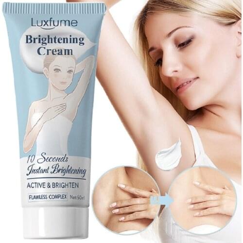 60ML Body Armpit Whitening Cream Skin Lightening Bleaching Cream Underarm Dark Legs Knees Skin Whitening Intimate Body Lotion