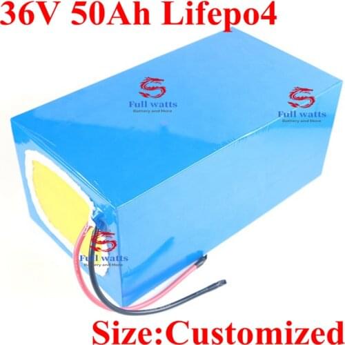 Rechargeable High Capacity 36v 50ah lifepo4 battery pack for telecom base station golf cart battery motorhome UPS E-bike mower