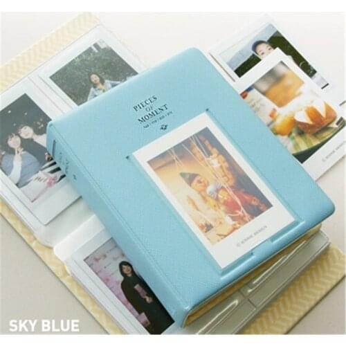 High quality Mini 8 Photo Album (64 slots) Pieces of Monet Multi-Color 3 inch Mini Vintage Album Card Stock