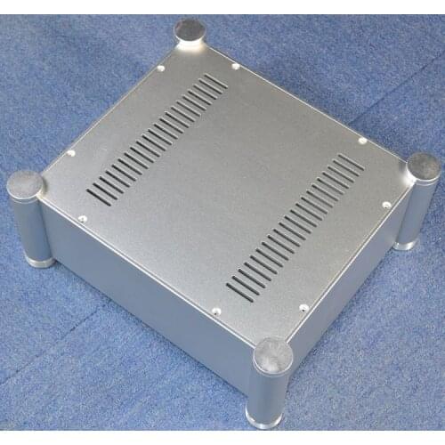 Size D322 W352 H140 All Aluminum Power Amplifier Case Tube Preamp Case Chassis DIY Aluminum Box WA136