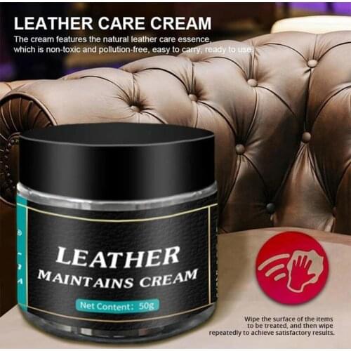 1/3/6pcs Leather Maintain Repair Cream Polish Restore Shine Moisturizing Care for Leather Products Shoe Bag Car Seat XR