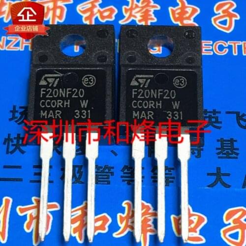 100% New&original STF20NF20 F20NF20 TO-220F 200V 18A