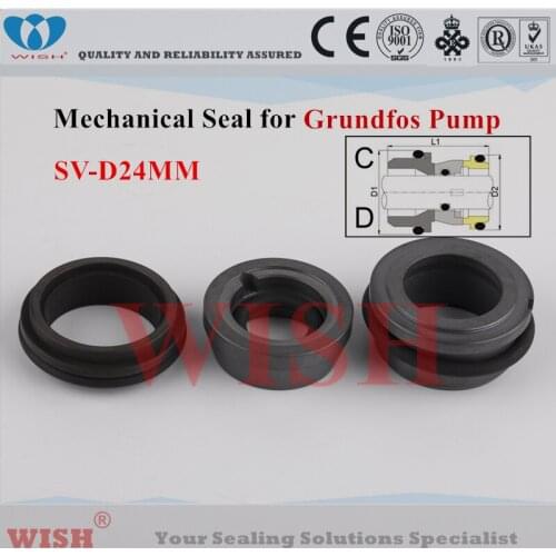 24MM Grundfos type SV (D)mechanical seal SE-,SV-series submersible pumps