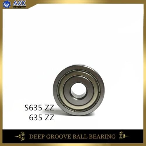 635ZZ S635ZZ Bearing 5*19*6 mm 10Pcs ABEC-1/ABEC-5 Grade R1950ZZ 635Z Miniature 635 ZZ Ball Bearings