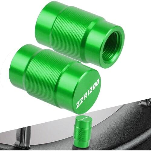 For Kawasaki ZZR1200 ZZR 1200 2002-2005 2003 2004 Motorcycle Accessories Wheel Tire Valve caps CNC Aluminum Airtight Covers ZZR