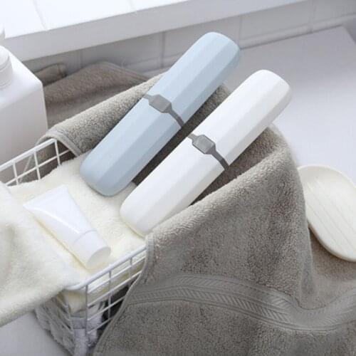 Travel Toothbrush Holder Storage Portable Toothbrush Chopstick Fork Tableware Case Pencil Box