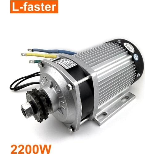 60V72V 2200W Electric Automobile Engine Electric Car Parts Rear Drive Brushless Powerful 2.2KW Motor For Electric Heavy Tricycle