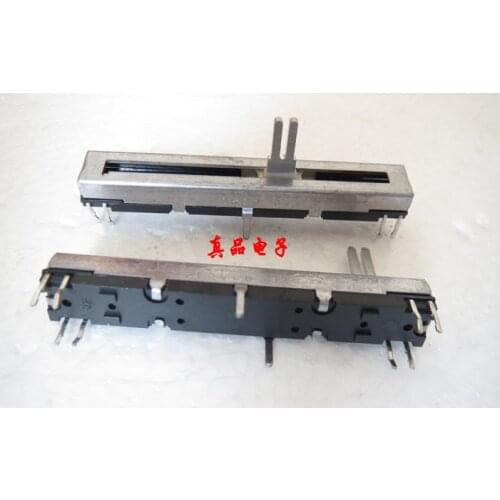 [VK] 6CM 60MM Import Japan B10K 64T Slider single Potentiometer Handle 10MM 10 foot switch