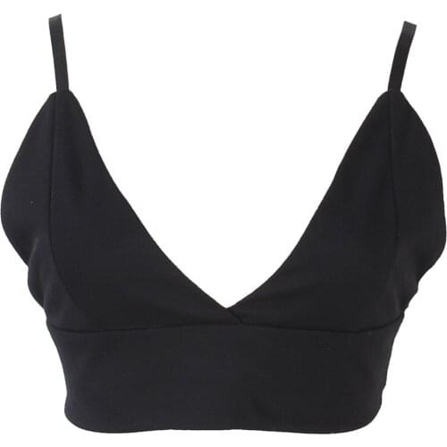 ITFABS Newest Arrivals Fashion Hot Women Lady Unpadded Bra Tops Bustier Vest Crop Top Bralette Lingerie Tank Top