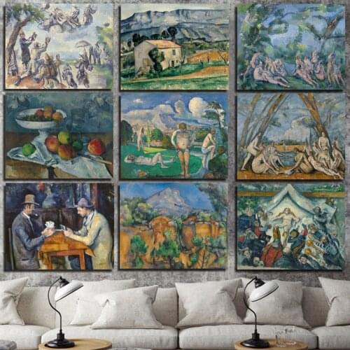 Paul Cezanne Canvas Painting Print Living Room Home Decoration Artwork Modern Wall Art Oil Painting Poster Picture
