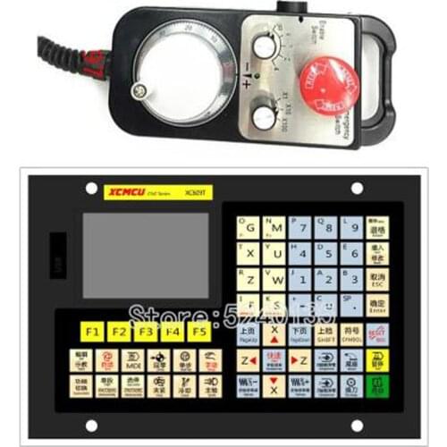 XC609T 2 axis CNC controller for lathe and grinding machine USB stepper servo motor threading spindle Lathe Controller