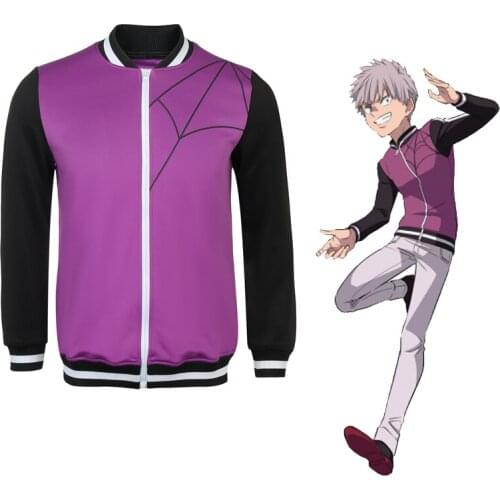 Takerlama Kemono Jihen Cosplay Jacket Shiki Tademaru Cosplay Uniform Coat Anime Costume For Men Halloween Carnival Suit