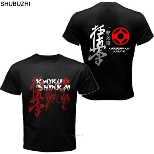 Kyokushinkai Kyokushin Kai Kan Karate One Hit Kill Mma Mix Martial Art shubuzhi New Men Fashion Summer Cotton T Shirt sbz8357