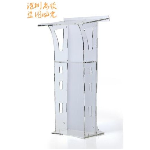 Logo customize modern and stylish 2019 detachable Free Shipping Truth ministries christian clear acrylic lectern cheap church