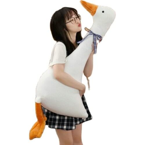 30/50/80cmGoose Soft Plush Toys Kawaii Animal Pillow Popular Stuffed Dolls Fashion Kids for Children Birthday Gift Home Decorate