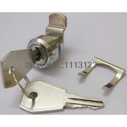 Small Cashier drawer lock with clip mailbox Locks Furniture drawer door Zinc Alloy small Cam Locks 1 PC