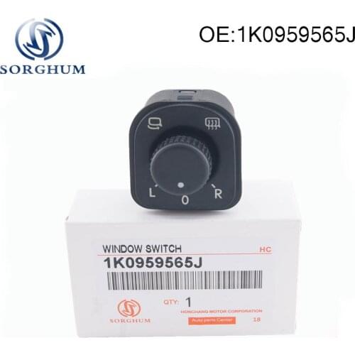NEW Side Mirror Adjust Switch 1K0959565J For VW Jetta MK5 Golf GTI MK5/6 Passat 2009-2013