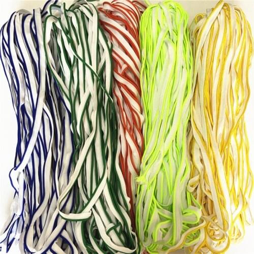 Wholesale blue red Piping Tape Rolloff Rope Polyester Inlay DIY sport cloths webbing Pillow Home Textile piping tape webbing
