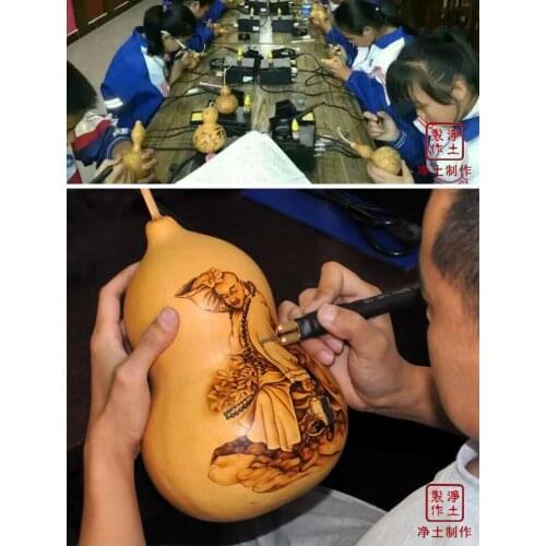 158A Professional Branding Machine Material Typing Pen Gourd Temperature Thermostat Tool Electricity Pen Hot Pen Pen