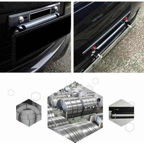 Adjustable Carbon Fiber Racing Number Plate Auto Mount Bracket Car-styling Car License Plate Frame Holder 30CM*3.2CM