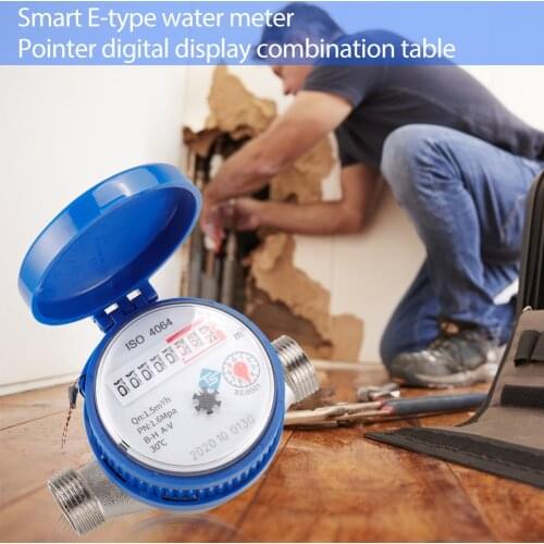 Cold Water Meter Water 360 Adjustable Rotary Counter Mechanical Rotary Wing Combination Pointer Flow Table Measuring Tools
