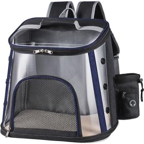 Dog Cat Carrier Bag Breathable Space Capsule Astronaut Travel Bag Transparent Outdoor Portable Small Cat Carrier Pet Backpack