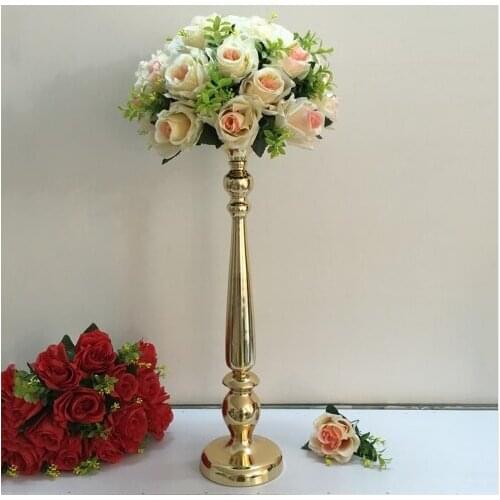 Wedding tall gold candle holders crystal mosaic candelabras senyu0959