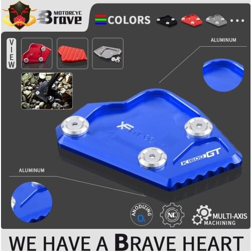 Kickstand Plate Side Stand Pad Extension For BMW K1600GT K1600GTL 2011 2012 2013 2014 2015 K1600 K 1600 GT/GTL 1600GT 1600GTL