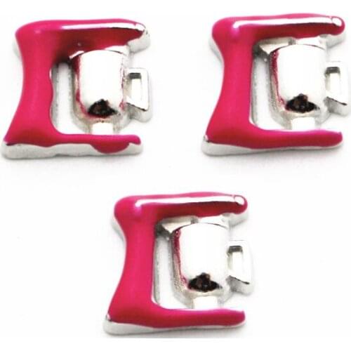 10pcs/lot Metal Enamel Coffee Maker Floating Charms For Living Glass Memory Floating Lockets Necklace Bracelet DIY Jewelry