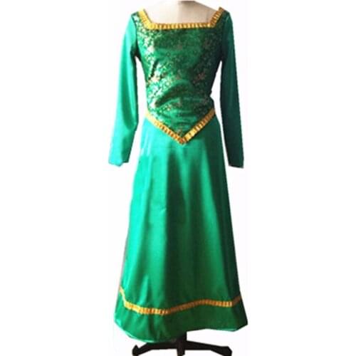 2018 Shrek Princess Fiona Cosplay Costume