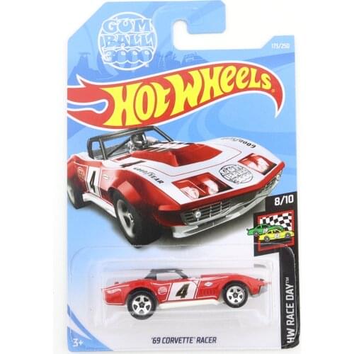 2019-173 Hot Wheels 59 CORVETTE RACER Mini Alloy Coupe 1/64 Metal Diecast Model Car Kids Toys Gift