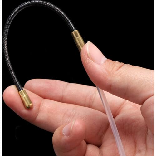 3mm 5/10/15M Cable Puller White Guide Device Nylon Electric Cable Push Pullers Reel Conduit Duct Snake Rodder Fish Tape Wire