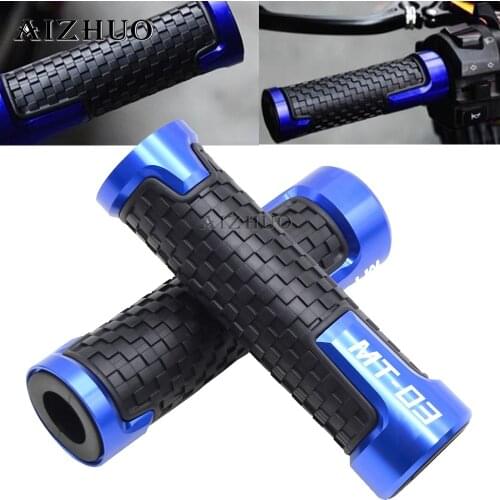 7/8"22mm Motorcycle Accessories Handlebar Grips Handle Bar Hand Bar Motorbike For Yamaha MT-03 MT 03 MT03 2005-2017 2016 2015