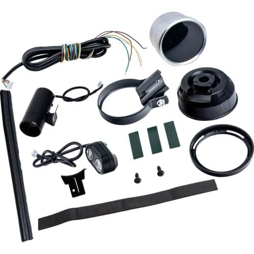 Car Tachometer RPM Gauge Meter Step Motor w/ Shift Light 3.5'' 80mm 7 Color LED