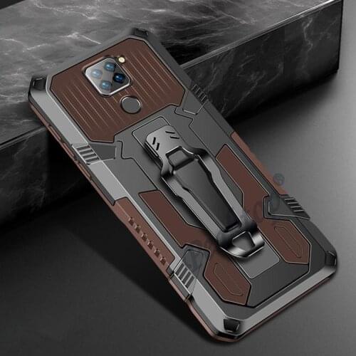For Case Xiaomi Redmi Note 9 Pro Max 9A 9C 9 C Armor Hybrid Belt Clip Shell Luxury Shockproof Etui Cover Redmi Note 9 Pro Fundas